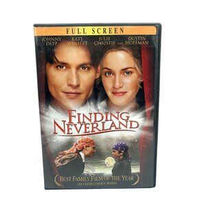 Finding Neverland Full Screen Johnny Depp Kate Winslet PG DVD Drama 2004 Miramax